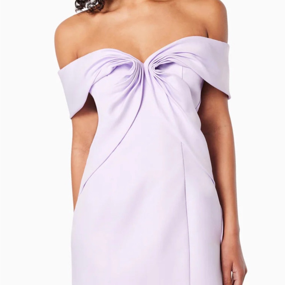 Elliatt Purple Strapless Sheath Dress